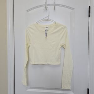 PINK Victoria's Secret Long Sleeve crop Top